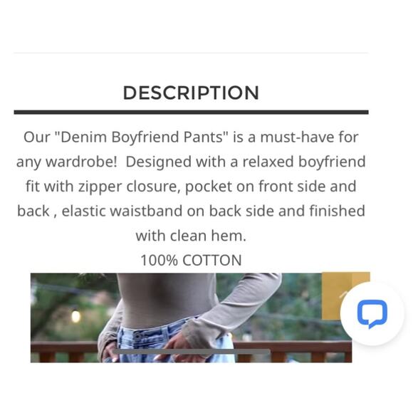 POL Women’s Boyfriend Jeans Pants Light Blue Size Medium NEW in package - Picture 5 of 16